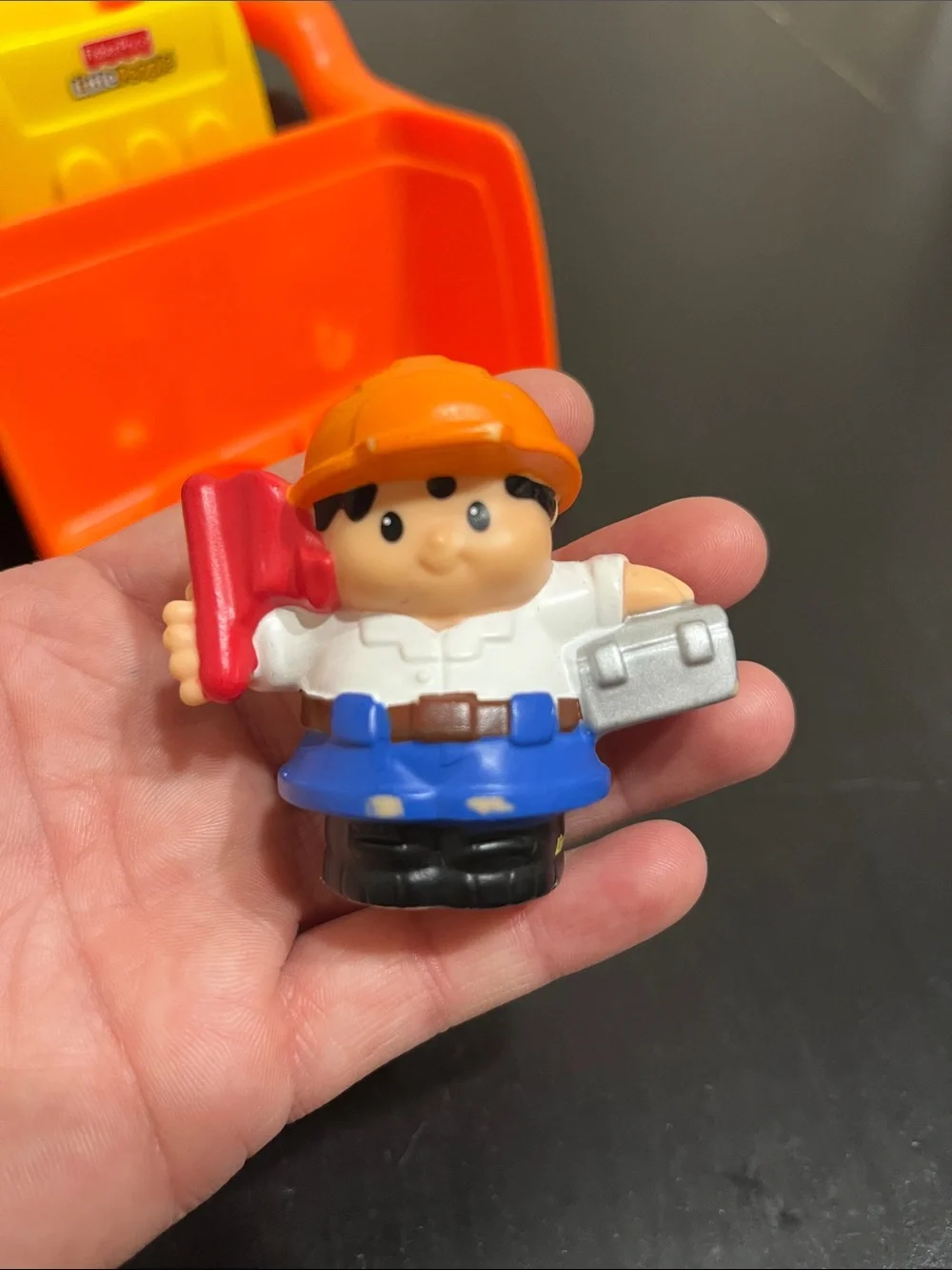 Fisher-Price Little People Builders Build 'n Drive Front Loader Construction Toy